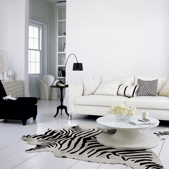 Natural Classic White Living Room Style